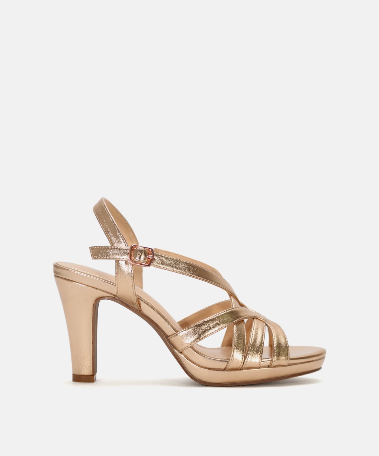 Sand&aacute;lia plataforma tiras cruzadas image number null